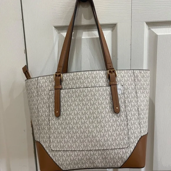 Leather Tote Michael Kors Large Aria Tote Aria Large Signature